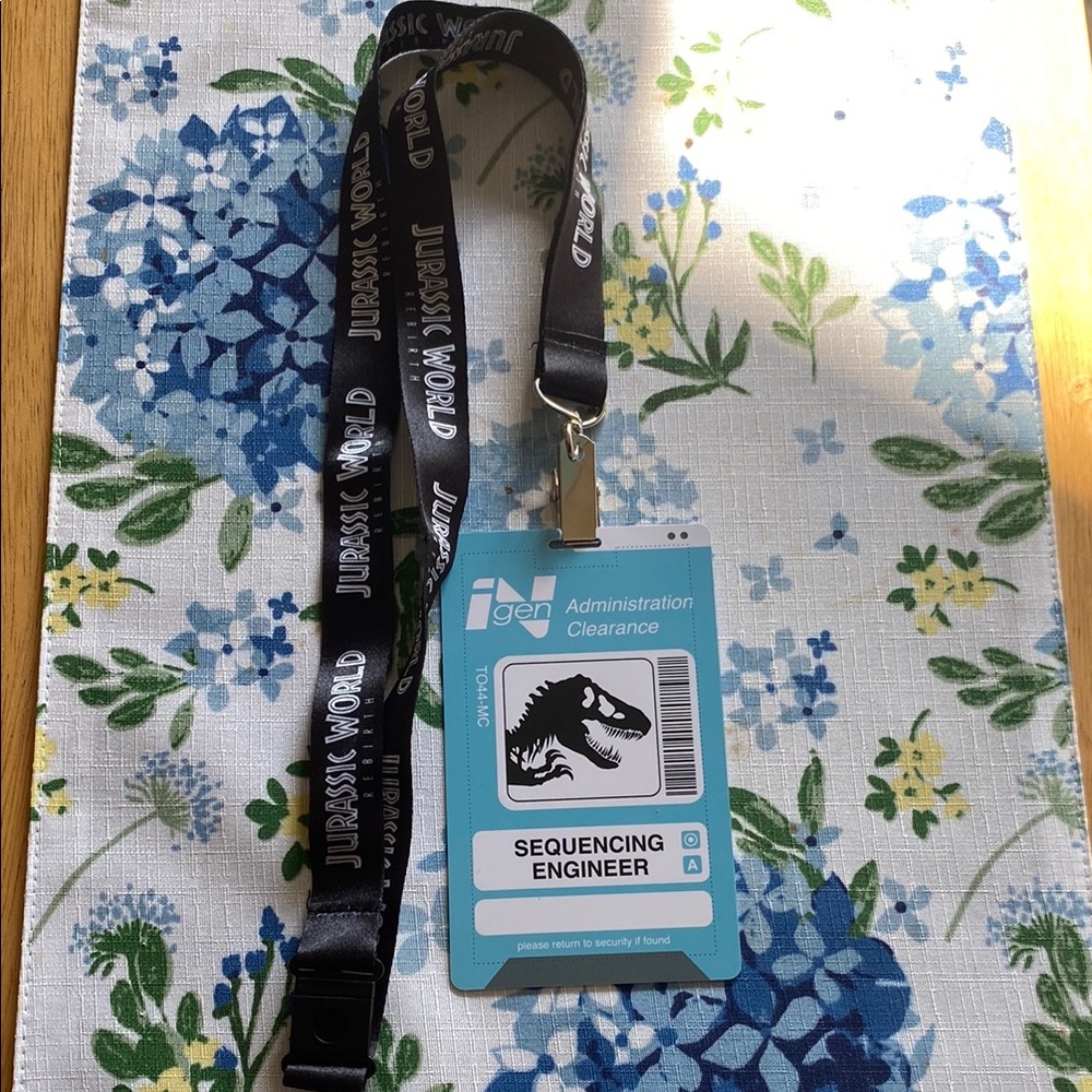 Opening Night lanyard Jurassic World REBIRTH 2025 AMC
